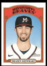 2021 Topps Heritage Minor League #108 Braden Shewmake NRMT