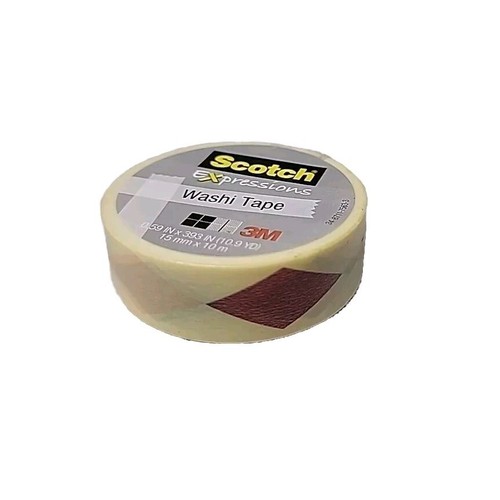 3M Scotch Expressions Decorative Washi Tape 0.59" x 393" (10.9 YD), C314-P48 - 第 1/4 張圖片