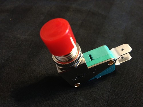 1 Piece Micro Switch ON/OFF 3P w/ Lever Big Red Cap KWD 8 | eBay