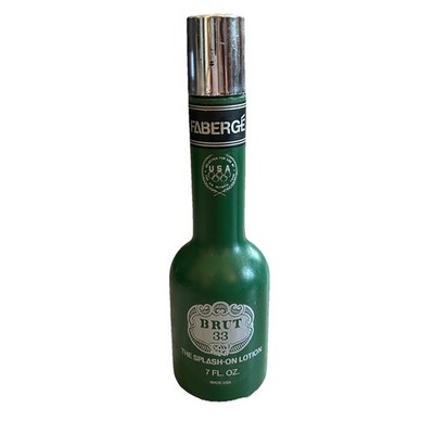 Faberage Brut 33 Men s Splash On Lotion After Shave 7 fl oz Vintage