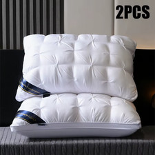 2 Pack Soft Bed Pillows 100 Polyester Supportive for Back Side Stomach Sleepers