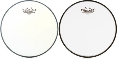 Remo Emperor Coated Drumhead - 10 inches + Remo BA-0310-00- Value Bundle
