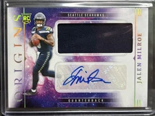 2025 Panini Origins Jalen Milroe #RJJ-JME Rookie Patch Auto (RC)