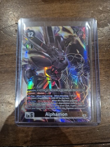 Alphamon [Alternate Art Foil] #BT22-063 Digimon Cyber Eden card