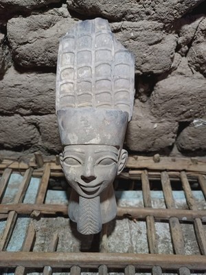 Tutankhamun Rare Pharaonic Head : Authentic Ancient Egyptian Artifact 1334 BC