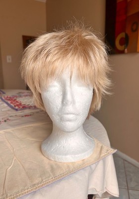 Short Blond Wig Model 2347 Lizzy by Rene of Paris In Creamy Blond