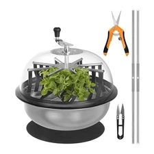 ATOUR 19 Inch Leaf Bowl Trimmer with Twisted Spin Cut and Sharp Stainless Steel