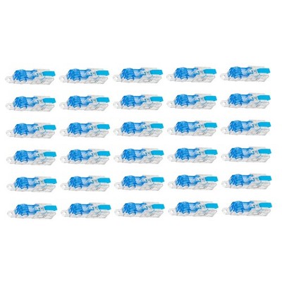 30 Pcs Quick Connect T-Tap Connectors Accept 2.5mm² Maximum Input Wire Size