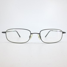 Flexon 633 by Marchon Matte Black Rectangular Eyeglass Frames 53-18-145 34142