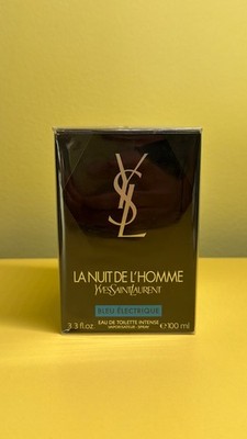 YSL La Nuit De L Homme Bleu Electrique - 100ml - SEALED - batch 38WD01K