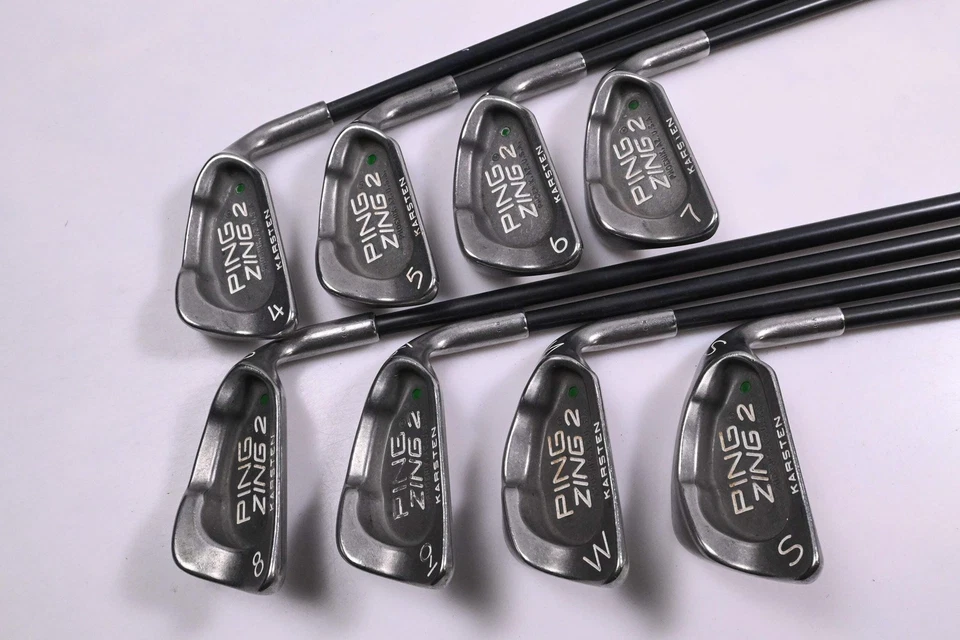 Ladies Ping Karsten Zing 2 Irons / 4-PW+SW / Green Dot / Ladies Flex Ping U34 - Image 2 of 4