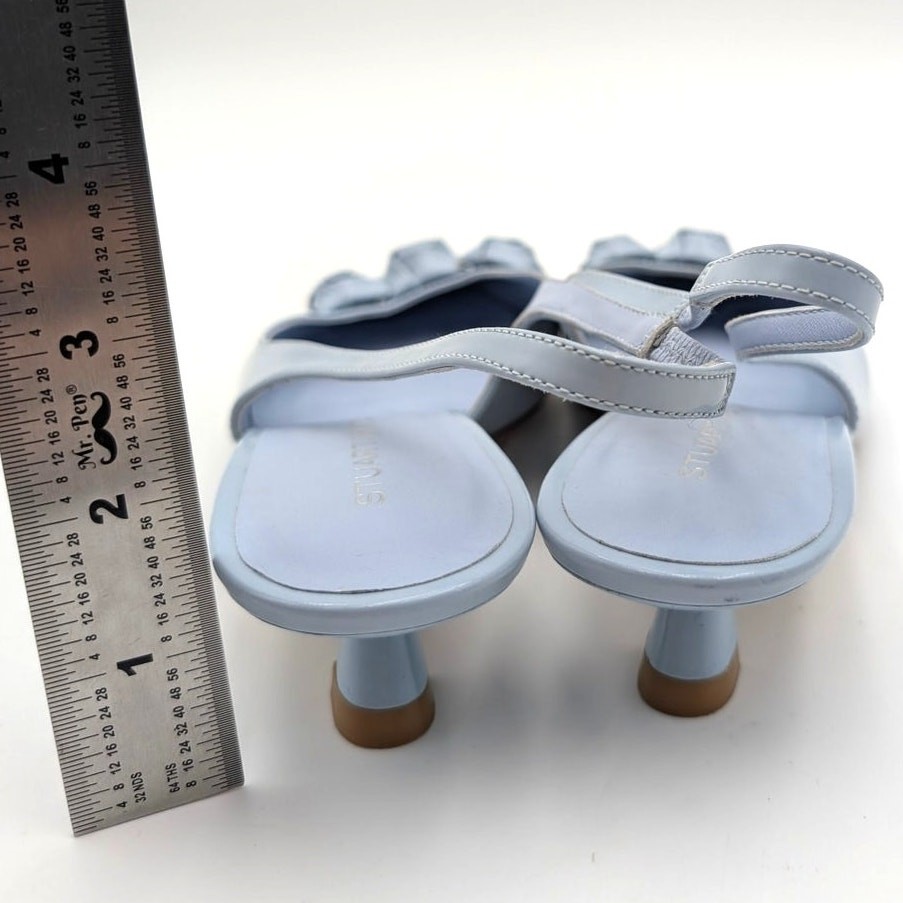 Stuart Weitzman Rosie 35 Slingback Heel Pump Women's Cielo Size US6B EU36.5