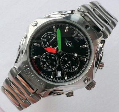 MINI John Cooper Works JCW Classic Racing Car Accessory Sport Watch Chronograph