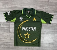 Pakistan ICC Cricket World Cup 2011 Jersey Shirt Size M Fit Small Green HUNT