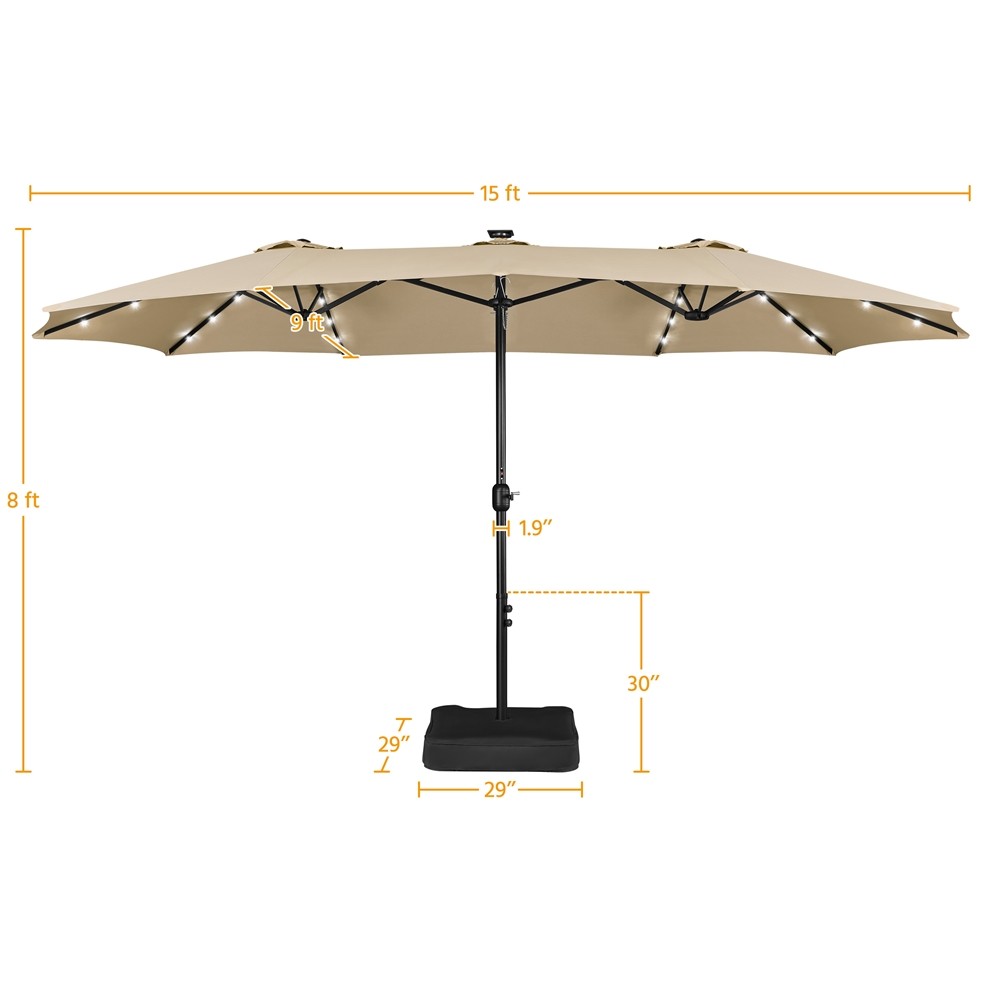 11 patio umbrella with tilt Um8120-4846-dwv-treasure Garden-Market Collection main image 1