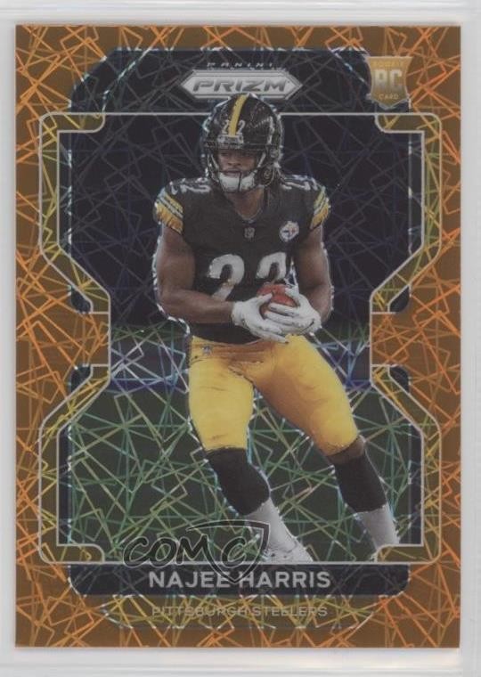 2021 Panini Prizm Rookie Lazer Prizm Najee Harris #343 Rookie RC 14zh