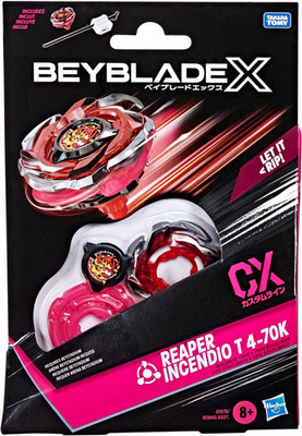 Beyblade X Reaper Incendio T 4-70K CX Starter Pack Top w/ Launcher *NEW* Hasbro