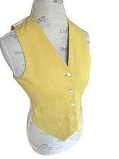 Ladies Canary Fox Hunt Vest Side Saddle