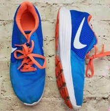Nike Revolution 3 Azul Neón Coral Rosa Zapatos para Correr Tenis Atléticos Activos 7.5