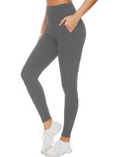 Leggings with Pockets for Women - High Waist Tummy Control Yoga Pants Running...