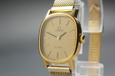 Vintage 1970s OMEGA De Ville 511.0509 Cal.625 Gold 21mm Manual Women Watch JAPAN