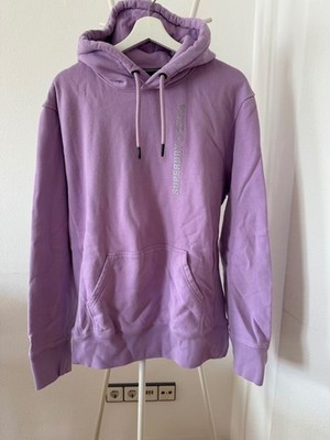 Superdry Hoodie Kapuzenpullover Lila   Größe L   Top Zustand