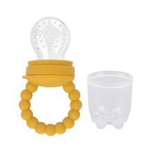 Fruit Pacifier Feeder Baby Food 1 Count Pack of 6 , Yellow
