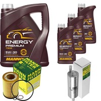 Mann Inspektionspaket 8L Mannol Energy Premium 5W-30 FüR BMW E53 4.4I 4.8Is