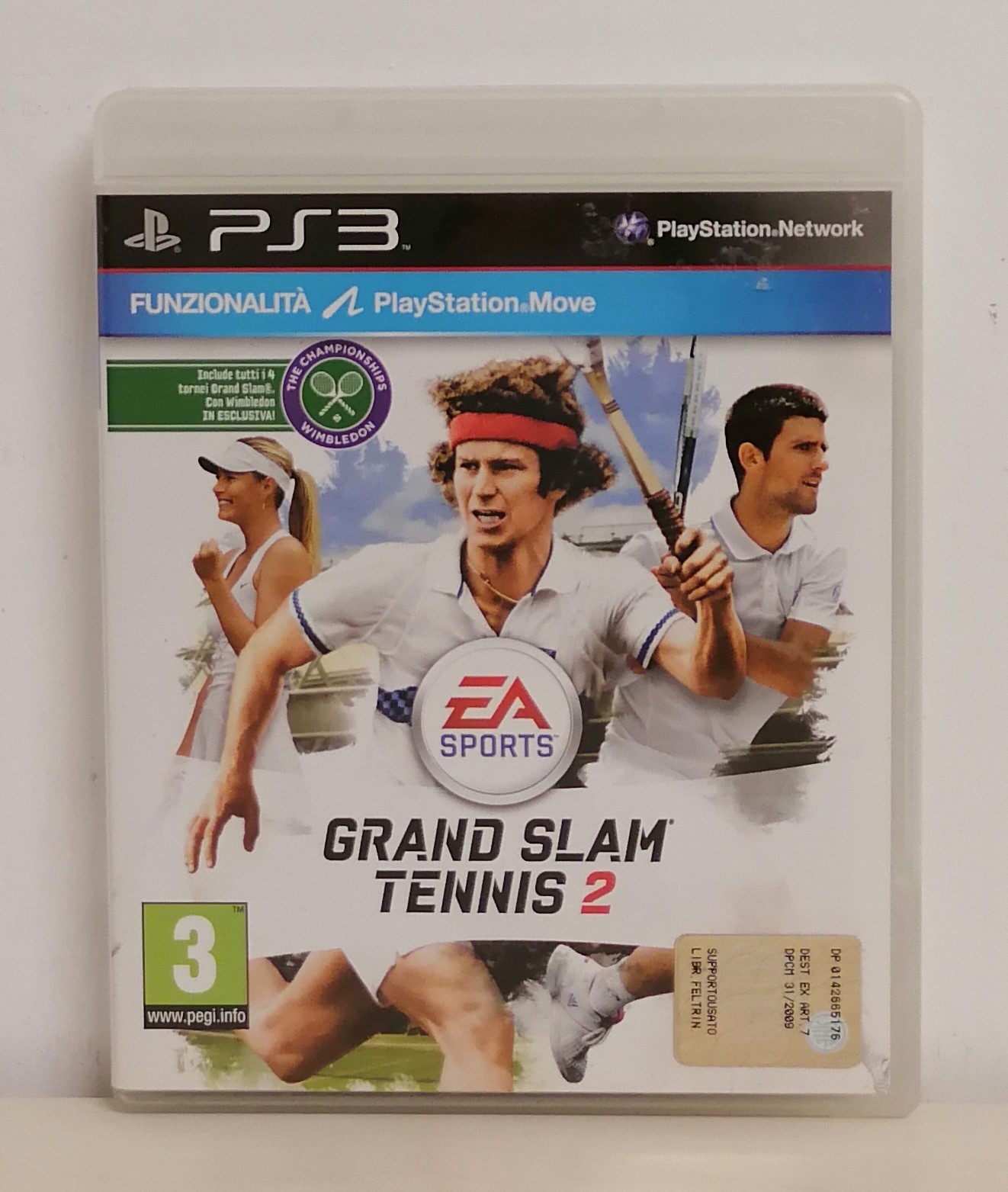 Grand Slam Tennis 2 Ps3 Playstation 3