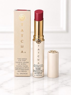 TATCHA The Kissu Lip Tint SPF25 Camellia 0.14oz / 4g Full Size NEW