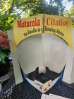 Old Motorola Portable Radio Cardboard Store Display With Selling Brochure — photo 4