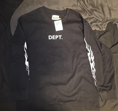 Gallery Dept Flames Longsleeve M Black