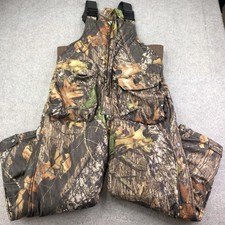 Remington Bib Overalls Mens Medium Camo Insulated Mossy Oak Hunting Outdoor