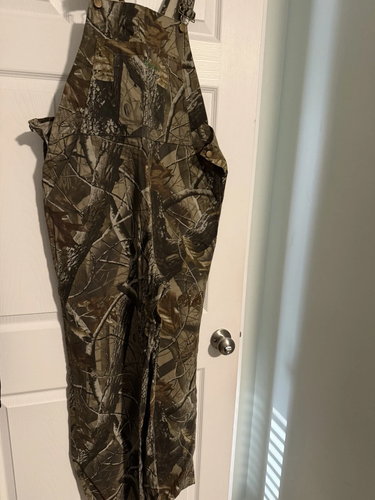 Remington Camo Overalls Mens Large Brown RealTree Hardwoods Hunting Bibs Outdoor