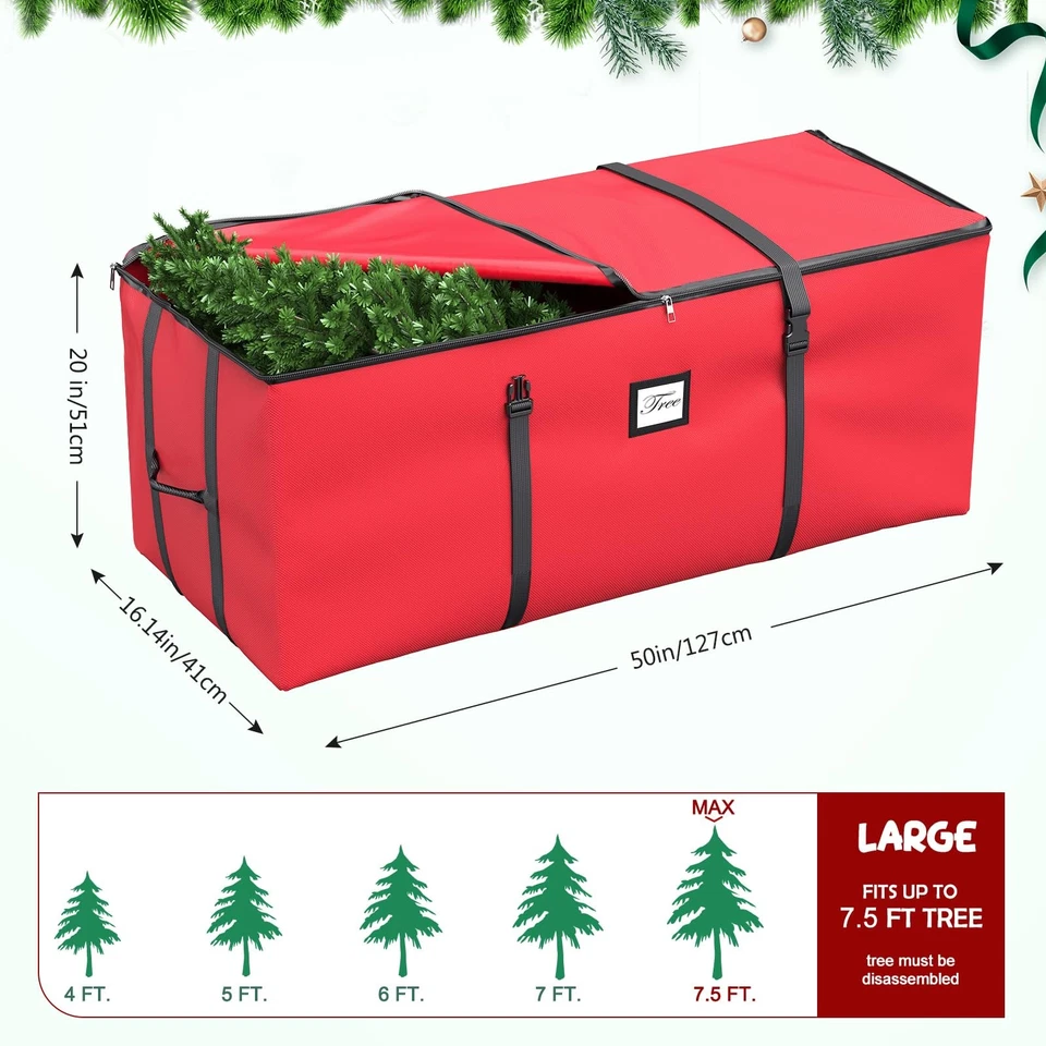 Christmas Tree Storage Bag, Large Artificial Christmas Tree, Anti-Tear Heavy-... - Image 2 of 4