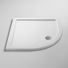 Pearlstone White Quadrant Shower Tray 700mm x 700mm