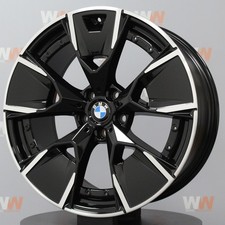 20" BMW iX3 G08 Black Diamond Cut 890M 9.5J ET43 REAR wheel REFURBISHED 7916268
