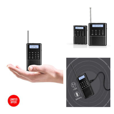 Raddy RD23 DAB DAB Digitalradio Bluetooth 110 Speicher USB-C Ladebuch