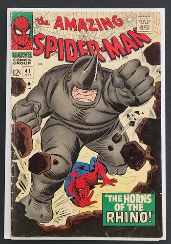 Amazing Spider-Man #41 VG Range  FIRST APPEARANCE RHINO ***KEY ISSUE***  1966