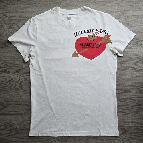 Helmut Lang, Helmut Lang Archive Rare Heart Arrow Graphic Tee Small Designer Fashion Y2K