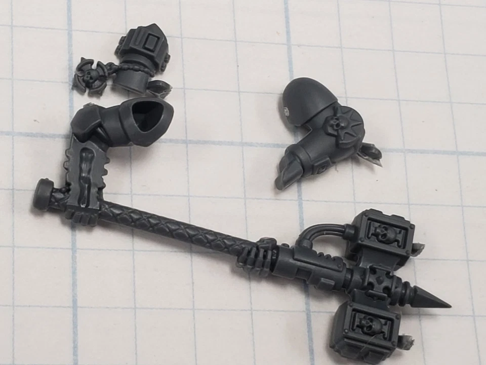 Warhammer 40k Deathwatch Bits Kill Team Demolisher Veteran Thunderhammer #24 - Imagem 3 de 4
