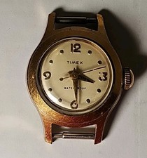 Vintage TIMEX Waterproof US Time Corporation 32mm Watch Movement PARTS or REPAIR