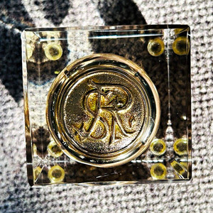 Vintage St. Regis Hotel NYC Brass Door Knob paperweight/decor/collectible 39/200