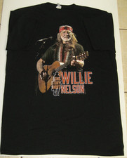 PRE OWNED WILLIE NELSON LONG STORY SHORT 2025 CONCERT SHIRT SIZE L