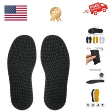 Black Rubber Sole Replacement DIY Shoe Repair Particle Pattern Anti-Slip Soles