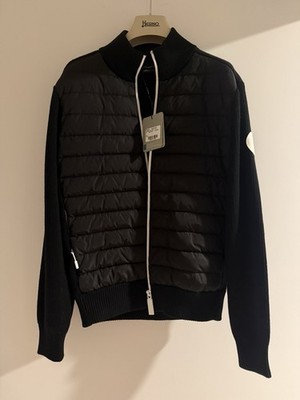 Canada Goose Men s Hybridge Knit Black Quilted Front Zip Jacket Size Small