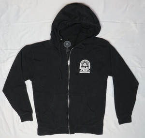 BALLAST POINT BREWERY MENS M BLACK HOODIE JACKET SWEATSHIRT ZIP FLEECE SAN DIEGO