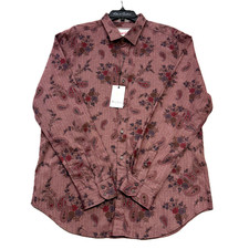 Robert Graham Minetta Classic Fit Paisley Floral Button Down Shirt Men XL NWT