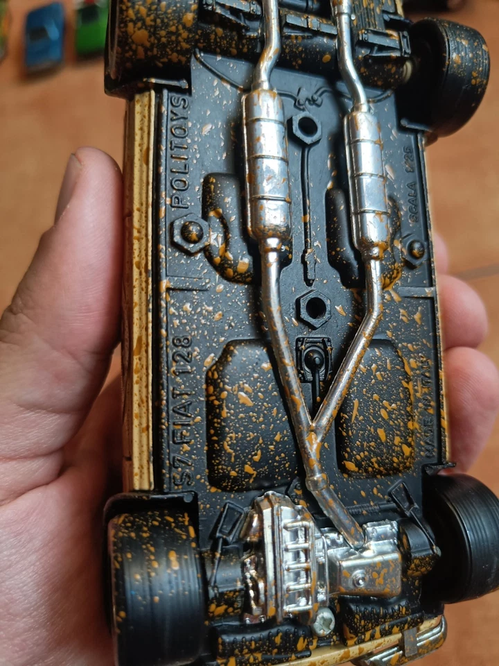 FIAT 128 RALLY POLITOYS S7 SCALA 1:25 EAST AFRICAN SAFARI MADE IN ITALY - Immagine 4 di 4