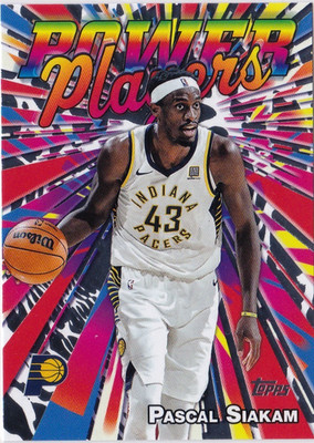 Pascal Siakam Power Players 2025-26 Topps Flagship #PP-3 Pacers
